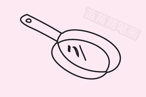 煎鍋簡(jiǎn)筆畫圖片大全與教程 廚具衛(wèi)具手繪入門